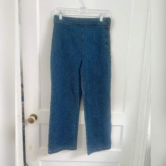 J. Crew Womens Slim wide-leg sailor jeans Size 27 $128 - Picture 1 of 4
